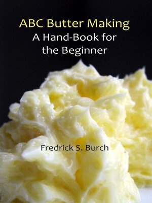cover image of Abc Butter Making